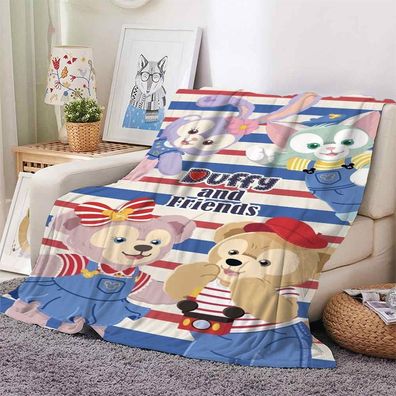Cartoon StellaLou Flannel Fleece Blanket Duffy ShellieMay Decke Sofa Quilt 130 x150cm