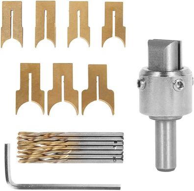 16 Stück Holzperlen-Bits, Metallkugelmesser, Holzbearbeitungswerkzeuge