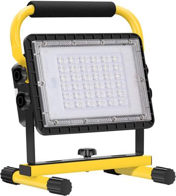 Wiederaufladbarer LED-Fluter, 60 W Baustellenscheinwerfer 20800 mAh Wiederauflad