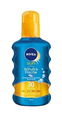 Nivea Sun Protect & Refresh, Kühlendes Transparentes Sonnenspray LSF 30 200 ml