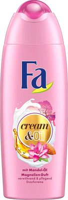 Fa Duschcreme Cream und Oil Mandel Öl Magnolien Duft 250ml 6er Pack