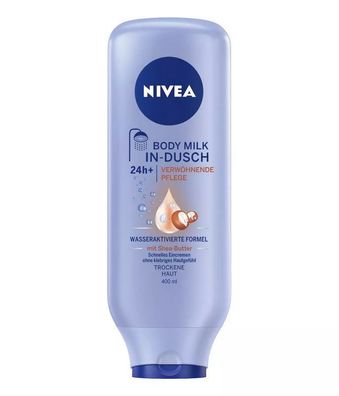 Nivea InDusch Soft Milch mit Shea Butter Hautgefühl 400ml 3er Pack