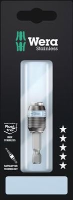 Wera 3888/4/1 K SB Rapidaptor Universalhalter, Edelstahl, 1/4" x 50 mm