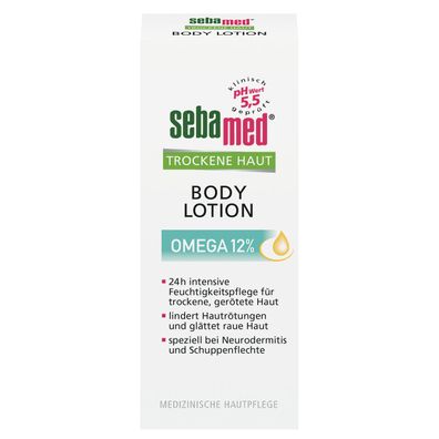 Sebamed Body Lotion Omega Feuchtigkeitspflege für trockene Haut 200ml