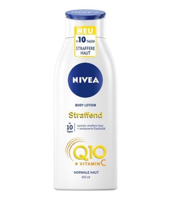 NIVEA Q10 Hautstraffende Body Lotion + Vitamin C, 400 ml