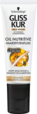Schwarzkopf Gliss Kur Haarspitzenfluid Oil Nutritive 50ml 5er Pack