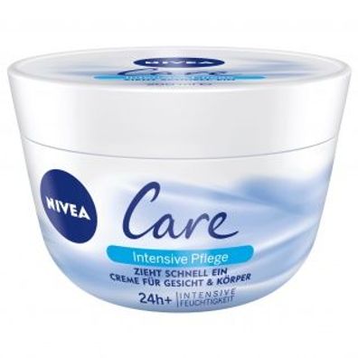Nivea Creme Care Intensive Pflege Körper und Gesicht 200ml 4er Pack