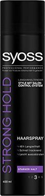 Syoss Haarspray Strong Hold, 2er Pack (2 x 400 ml)
