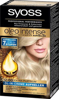 Syoss Oleo Intense 12-00 Platinum