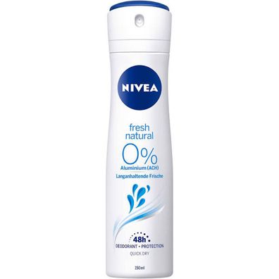 Nivea Deodorant Spray Fresh Natural Anti Transpirant 48h 150ml