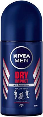 Nivea for Men Deo Dry Impact Roll On 48h Anti-Transpirant-Schutz 50ml