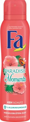 Fa Deospray Paradise Moments mit dem Duft der Hibiskusblüte 150ml
