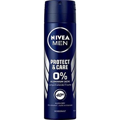 Nivea Deo Spray Men Protect & Care 48h effektiver Deo Schutz 150ml