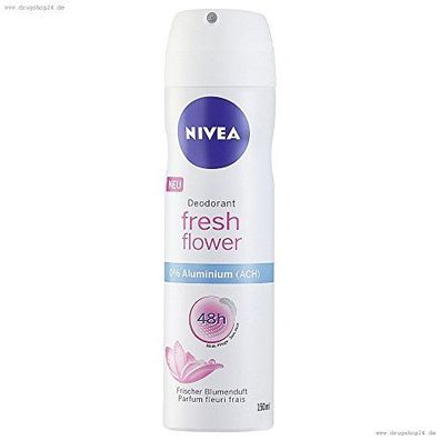 Nivea Deodorant Deo Spray Fresh Flower, 150ml