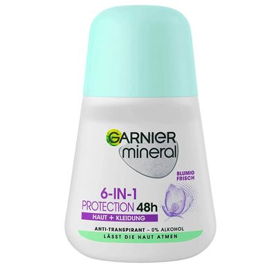 Garnier mineral 6 in 1 Protection 48h Blumig Frisch Deo 50ml