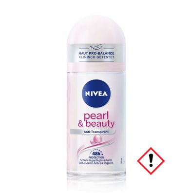 Nivea Deo Pearl Beauty Roll On 48h Antitranspirantschutz 50ml 3er Pack