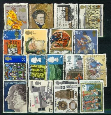 England GREAT Britain [Lot] 10 ( O/ used ) nur Sondermarken, schön