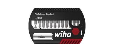 Wiha Bit Set FlipSelector Standard 25 mm Schlitz, Phillips, Pozidriv 14-tlg. 1/4" ...