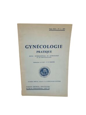 Gynecologie Pratique - n°1 - 1971 - J.E. Marcel - Buch - Französisch