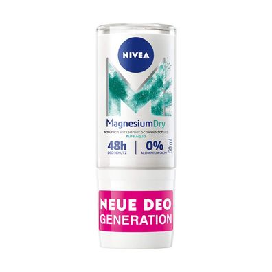 Nivea Deo Roll on Magnesium Dry Pure Aqua frischer Duft 50ml