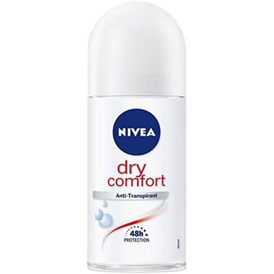 Nivea Deo Dry Comfort Roll On 48h Anti Transpirant 50ml 6er Pack