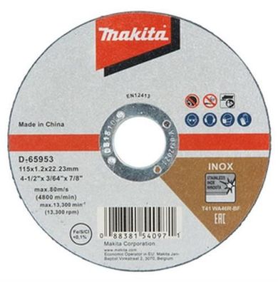 Makita Trennscheibe INOX 115/1,2 mm
