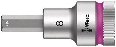 Wera 8740 C HF Zyklop Bitnuss mit 1/2"-Antrieb mit Haltefunktion, 8 x 60 mm