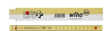 Wiha Gliedermaßstab Longlife® Plus 2 m metrisch, 10 Glieder (27059)