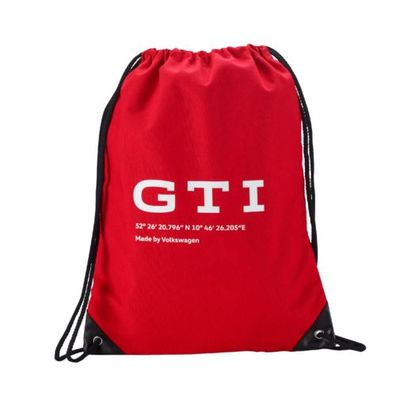 Turnbeutel mit GTI-Logo, rot