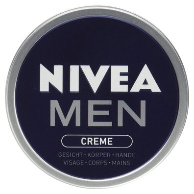 Nivea for Men Pflegecreme pflegt Haut mit intensiver Feuchtigkeit 150ml 4er Pack