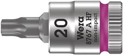 Wera 8767 A HF TORX® Zyklop Bitnuss mit 1/4"-Antrieb, mit Haltefunktion, TX 20 x ...