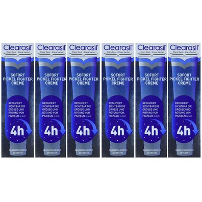 Clearasil Ultra Akut Pickel Creme bekämpft unreine Haut 6er Pack 15ml