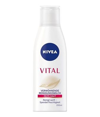 Nivea Visage Vital Verwöhnende Reinigungsmilch für die Gesichtsreinigung 200ml