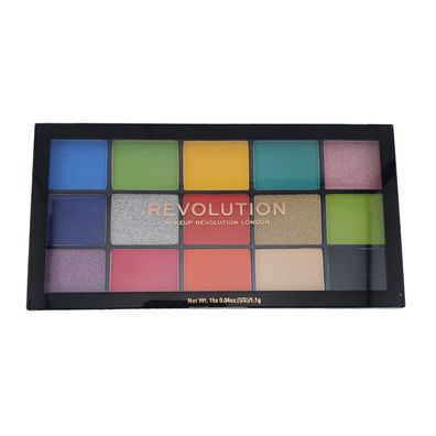 Makeup Revolution - Reloaded Euphoria - Lidschatten Palette 15 Farben (B-WARE)