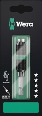 Wera 897/4 R SB Universalhalter Rapidaptor BiTorsion, 1/4" x 75 mm