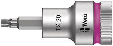 Wera 8767 C HF TORX® Zyklop Bitnuss mit 1/2"-Antrieb mit Haltefunktion, TX 20 x 60 mm