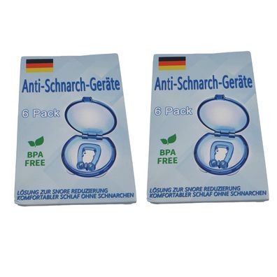 12 Stück/ Set Schnarchlösung Anti-Schnarch-Geräte BPA Free