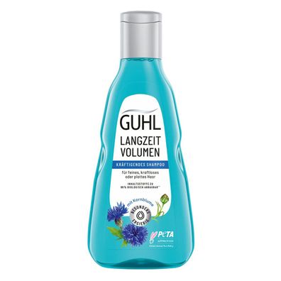 Guhl Langzeit Volumen Kräftigendes Shampoo mit blauer Kornblume 250ml