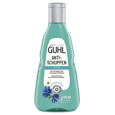 Guhl Anti Schuppenshampoo für juckende trockene fettige Kopfhaut 250ml