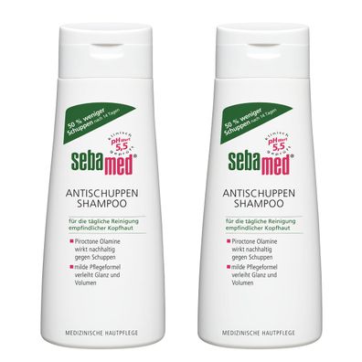 Sebamed Anti Schuppen Shampoo mit milder Pflegeformel 200 ml 2er Pack
