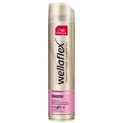 Wellaflex Haarspray Parfümfrei starker Halt Sanft zur Haut 250ml