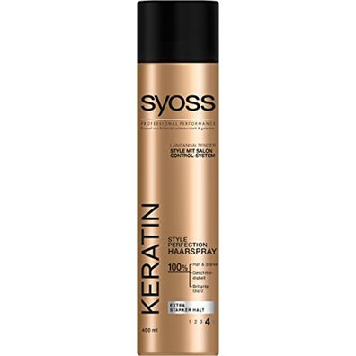 Syoss Style Perfection Haarspray Keratin extra starker Halt 400ml