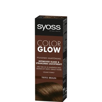 Syoss Color Glow Pflegende Intensiv Haartönung Tiefes Braun 100ml
