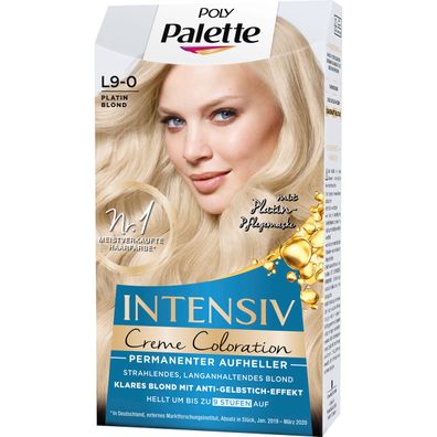 Poly Palette L9 0 Platin Blond Intensiv Creme Coloration 115ml