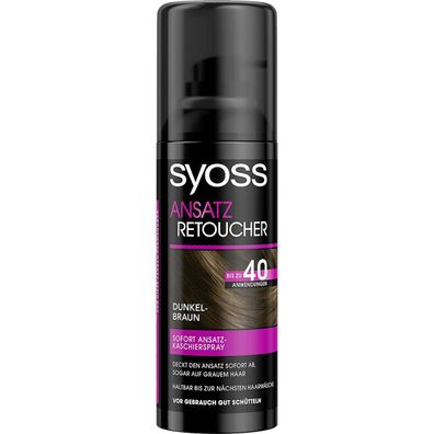 SYOSS ANSATZ Retoucher Kaschierspray Dunkelbraun 120ML