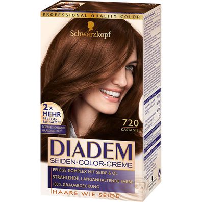DIADEM Seiden-Color-Creme 720 Kastanie 180ml Stufe 3