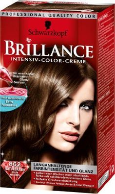 Schwarzkopf Brillance Intensiv-Color-Creme Stufe 3, 862 Braun
