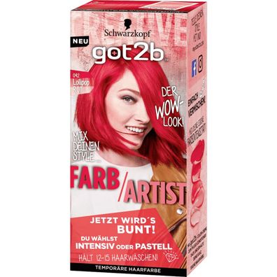 GOT2B Farb/ Artist 092 Lollipop Rot