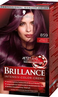 Schwarzkopf Brillance Intensiv-Color-Creme 859 Violette Wildseide Stufe 3 143ml