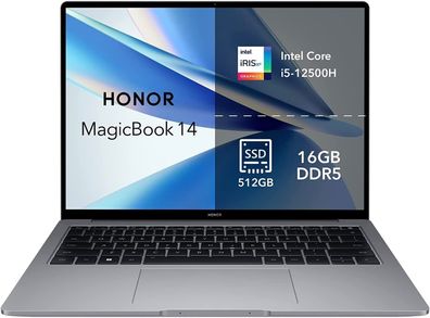 Honor MagicBook 14 2022 BB00117 14 Zoll Intel Core i5-12500H 16 GB RAM 512 GB